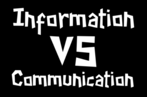 Article : Quelle différence entre Information et Communication ?